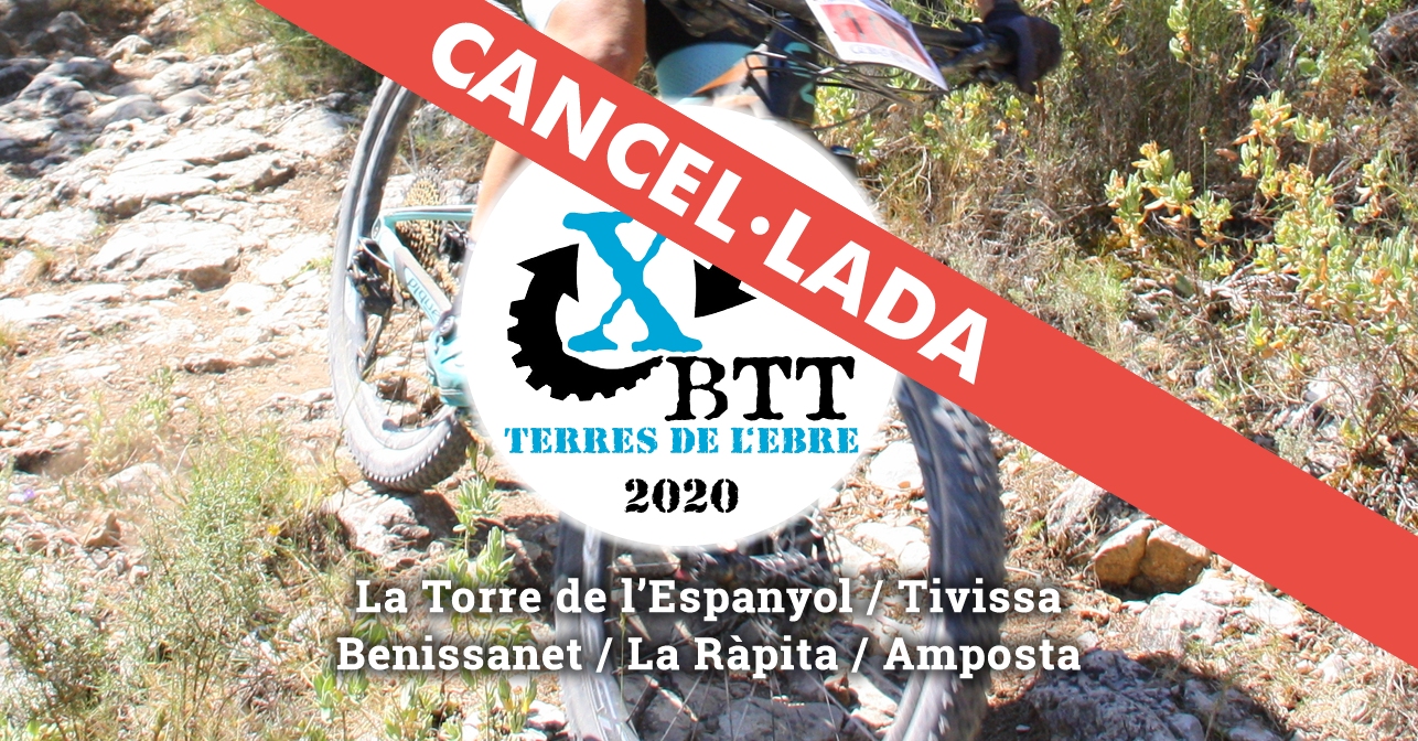 Xallenger BTT Terres de l'Ebre 2020, cancel·lada