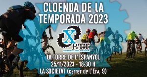 cloenda Xallenger BTT Terres de l'Ebre (25/11/2023, La Torre de l'Espanyol)