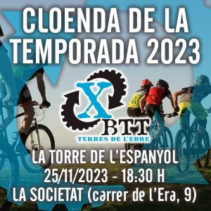cloenda Xallenger BTT Terres de l'Ebre (25/11/2023, La Torre de l'Espanyol)